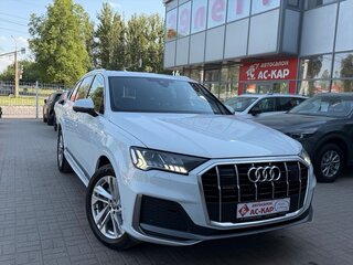 2020 Audi Q7 45 TDI II (4M) Рестайлинг, белый, 5400000 рублей, вид 5
