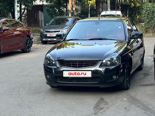 2008 Lada (ВАЗ) Priora I, чёрный, 460000 рублей, вид 1