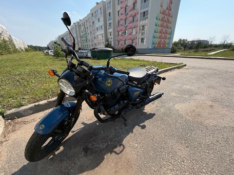 2024 Royal Enfield Shotgun, синий, 590000 рублей, вид 2