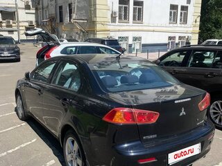 2008 Mitsubishi Lancer X, чёрный, 750000 рублей, вид 3