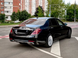 2018 Mercedes-Benz S-Класс 450 Long VI (W222, C217) Рестайлинг, чёрный, 6450000 рублей, вид 2