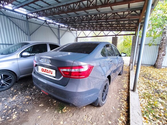 2020 Lada (ВАЗ) Vesta I, серый, 875000 рублей - вид 6