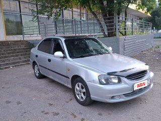 2005 Hyundai Accent ТагАЗ II, серебристый, 150000 рублей, вид 2