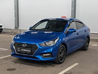 2019 Hyundai Solaris II, синий, 1295000 рублей, вид 1