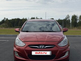 2011 Hyundai Solaris I, красный, 620000 рублей, вид 3