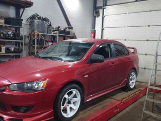 2007 Mitsubishi Lancer X, красный, 850000 рублей, вид 1