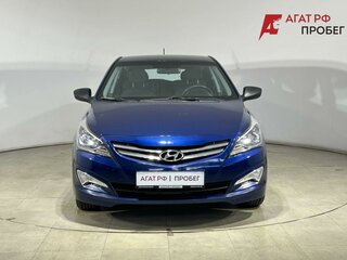 2015 Hyundai Solaris I Рестайлинг, синий, 850000 рублей, вид 2