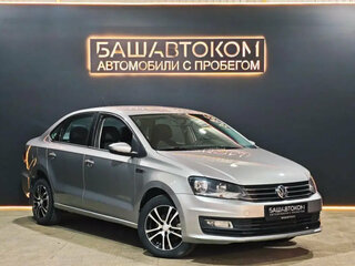 2018 Volkswagen Polo V Рестайлинг, серебристый, 1119000 рублей, вид 3