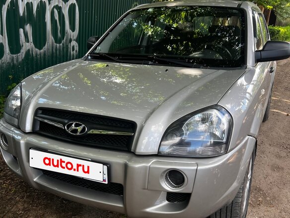 2008 Hyundai Tucson I, серебристый
