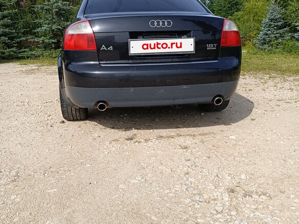 2002 Audi A4 II (B6), чёрный - вид 2