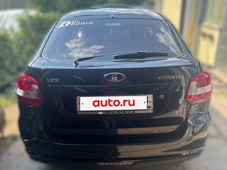 2014 Lada (ВАЗ) Granta I, чёрный, 450000 рублей, вид 3