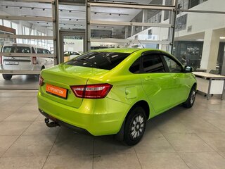 2016 Lada (ВАЗ) Vesta I, зелёный, 650000 рублей, вид 4