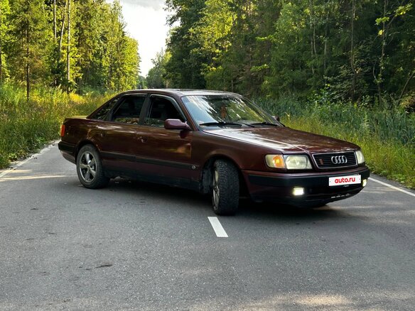 1991 Audi 100 IV (C4), красный - вид 2