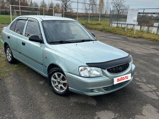2008 Hyundai Accent ТагАЗ II, голубой, 350000 рублей, вид 2