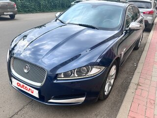 2013 Jaguar XF I Рестайлинг, синий, 1250000 рублей, вид 1