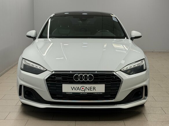 2020 Audi A5 45 TFSI II (F5) Рестайлинг, белый - вид 4