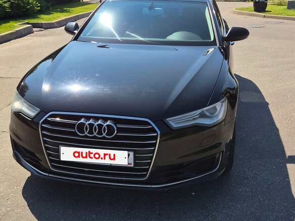 2014 Audi A6 IV (C7) Рестайлинг, чёрный, 1900000 рублей - вид 1