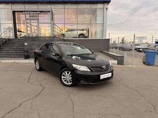 2010 Toyota Corolla X (E140, E150) Рестайлинг, чёрный, 1070000 рублей, вид 3