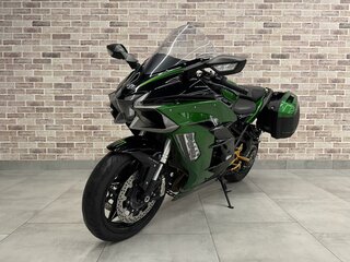 2021 Kawasaki Ninja H2 SX, зелёный, 1385000 рублей, вид 2
