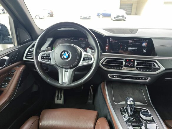 2021 BMW X5 M50i IV (G05/G18), серый, 8290000 рублей - вид 16