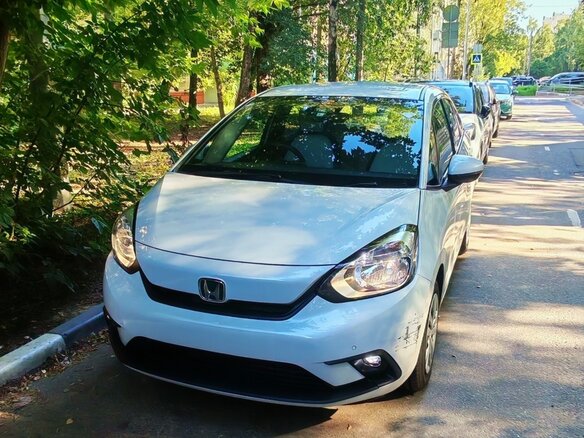 2020 Honda Fit IV, белый