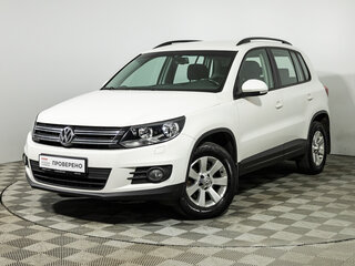 2013 Volkswagen Tiguan I Рестайлинг, белый, 849585 рублей, вид 1