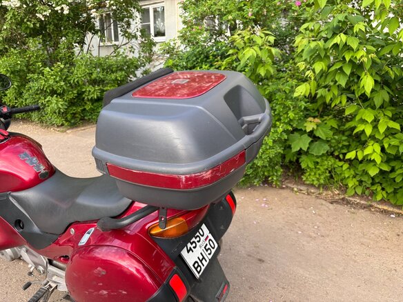 2001 Honda NT650V Deauville, красный, 256000 рублей