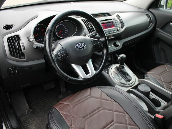 2014 Kia Sportage III Рестайлинг, серебристый - вид 8