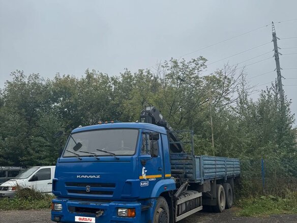 2008 КамАЗ 65117, голубой, 2300000 рублей - вид 2