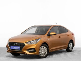 2018 Hyundai Solaris II, оранжевый, 1259000 рублей, вид 3