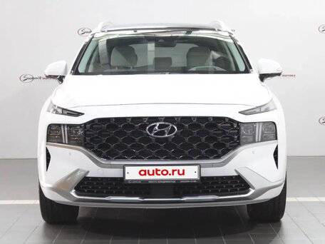 2021 Hyundai Santa Fe IV, белый, 4600000 рублей, вид 2