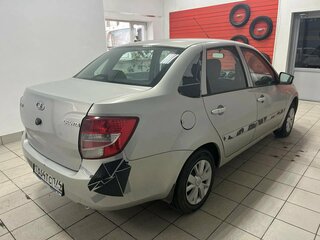 2016 Lada (ВАЗ) Granta I, серебристый, 410000 рублей, вид 4