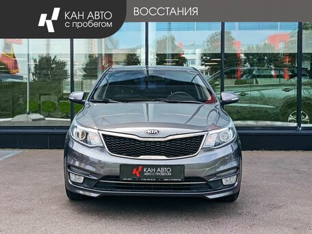 2015 Kia Rio III Рестайлинг, серый, 862919 рублей, вид 2