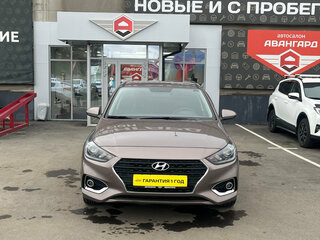 2018 Hyundai Solaris II, коричневый, 1282000 рублей, вид 2