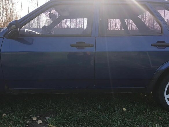 2001 Lada (ВАЗ) 21099, серебристый, 230000 рублей