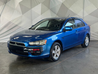 2009 Mitsubishi Lancer X, синий, 599000 рублей, вид 1
