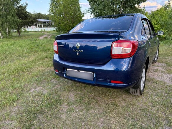 2014 Renault Logan II, синий - вид 7
