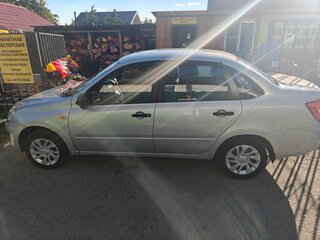 2016 Lada (ВАЗ) Granta I, серебристый, 360000 рублей, вид 4