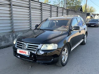 2005 Volkswagen Touareg I, чёрный, 420000 рублей, вид 1