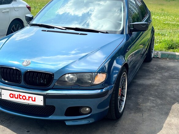 2003 BMW 3 серии 318i IV (E46) Рестайлинг, синий, 730000 рублей