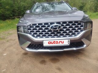 2021 Hyundai Santa Fe IV Рестайлинг, серый, 3750000 рублей, вид 1