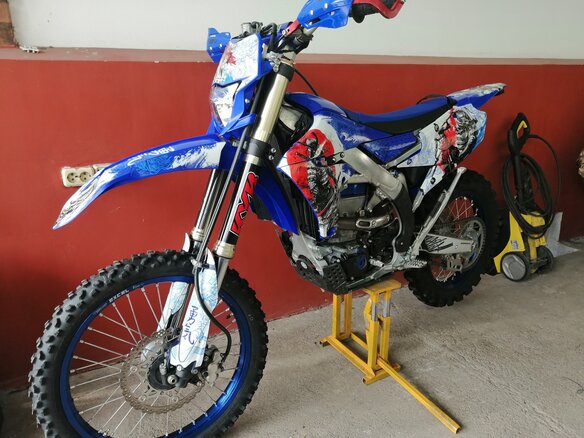 2023 Yamaha WR450F, синий, 810000 рублей - вид 3