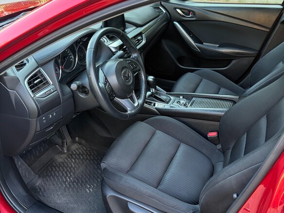 2015 Mazda 6 III (GJ) Рестайлинг, красный, 1799000 рублей - вид 7