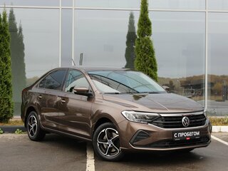 2020 Volkswagen Polo VI, коричневый, 1450000 рублей, вид 3