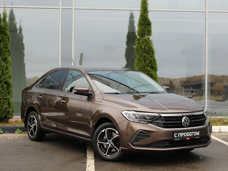 2020 Volkswagen Polo VI, коричневый, 1450000 рублей, вид 3