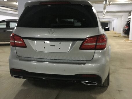 2018 Mercedes-Benz GLS 350 d I (X166), серебристый, 7000000 рублей, вид 3