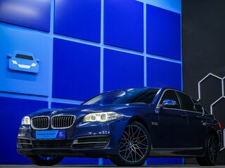 2015 BMW 5 серии 520d VI (F10/F11/F07) Рестайлинг, синий, 2200000 рублей, вид 1