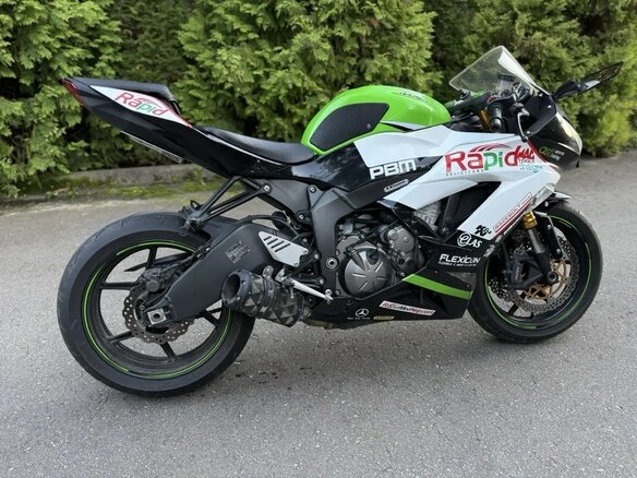 2015 Kawasaki ZX-6 Ninja, зелёный, 780000 рублей - вид 3