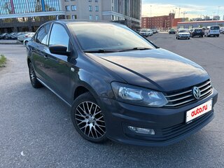 2016 Volkswagen Polo V Рестайлинг, серый, 795000 рублей, вид 2