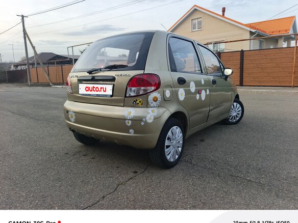 2011 Daewoo Matiz I Рестайлинг, золотистый, 205000 рублей - вид 5